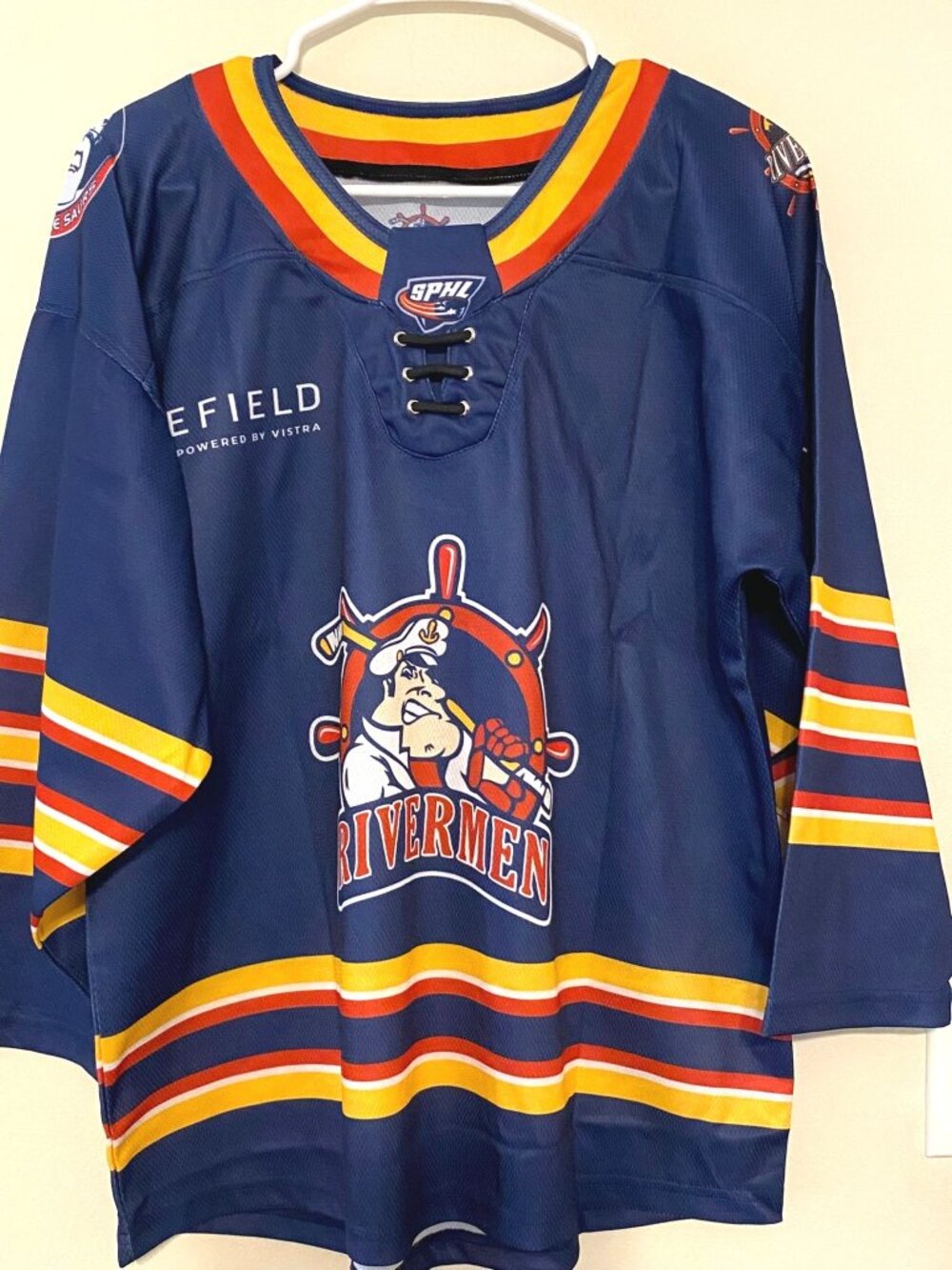 Unisex Kids Boys Peoria Rivermen SPHL #1 Fan Jersey Size Youth Large